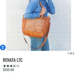 Bed Stu Renata LTC Leather Bag Pecan MM DD Great Used Condition!